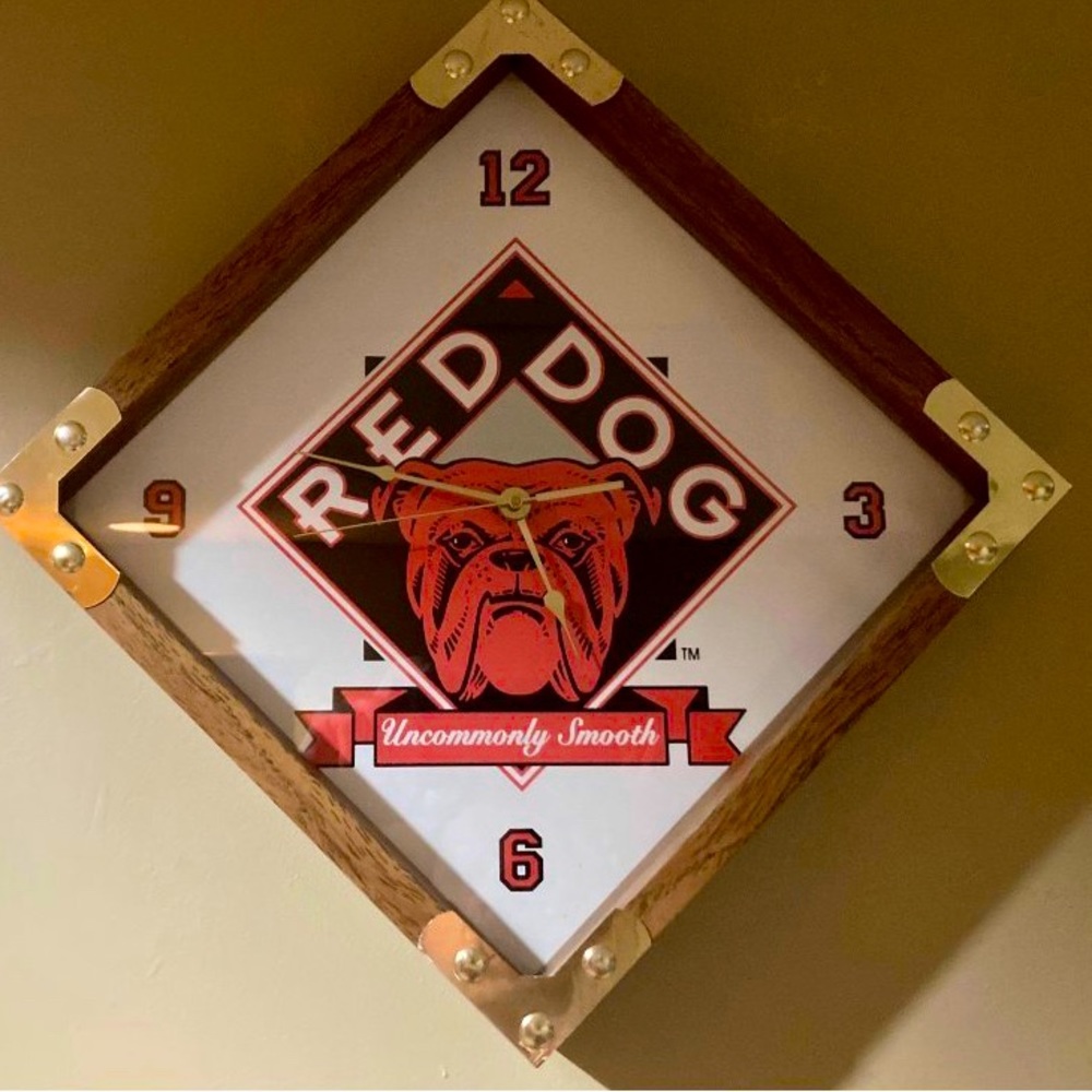 Red Dog Clock